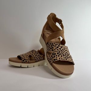 Women’s Sandals - Dr. Scholl’s Good Karma in Nude - Animal Print